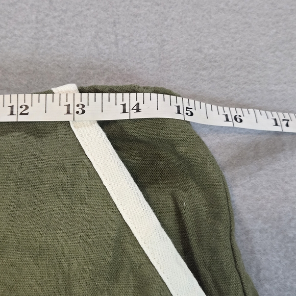 House of Harlow 1960 Olive Green Midi Skirt Size M Minimalist Chic - Picture 3 of 7